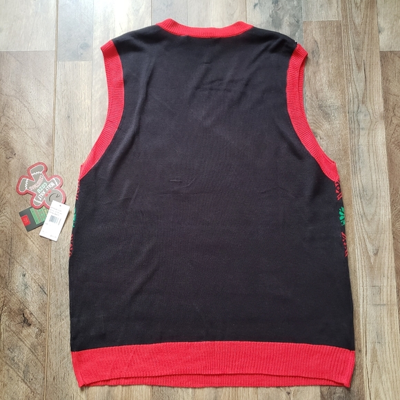 Old River Ugly Christmas Sweater Party Vest - Picture 5 of 5